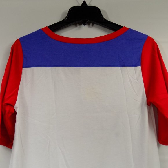 LuLaRoe Boyfriend T Shirt USA Design Size XXS NWT - Picture 4 of 7